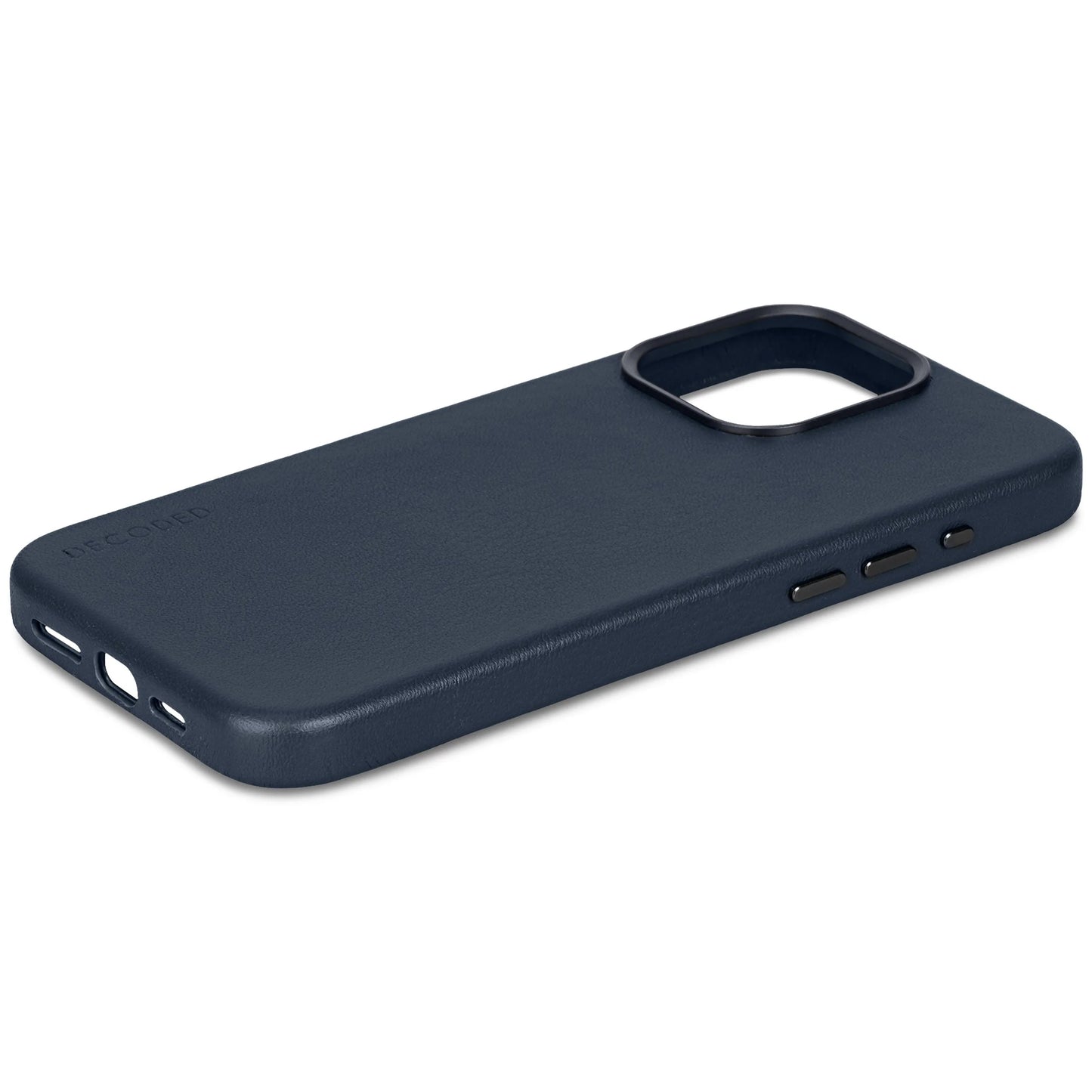 iPhone Leather Case - Navy Blue