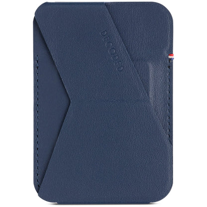 Leather MagSafe Wallet - Navy Blue